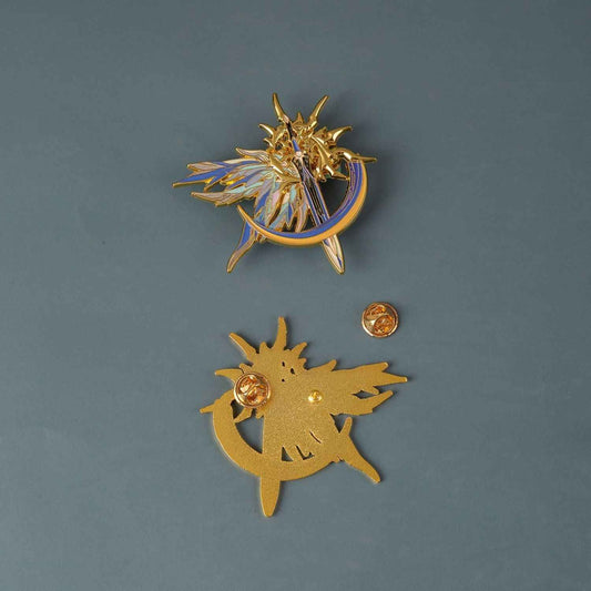 Bungie's White Evil Peripheral Badge: Morning Savior Metal Brooch