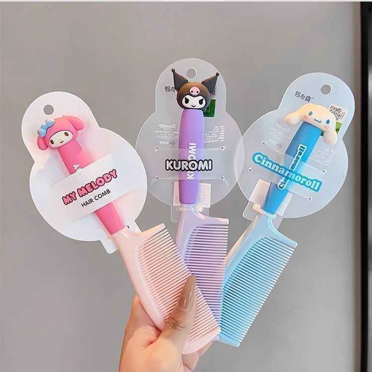 Adorable Sanrio Kuromi 3-Pc Hair Comb Set!