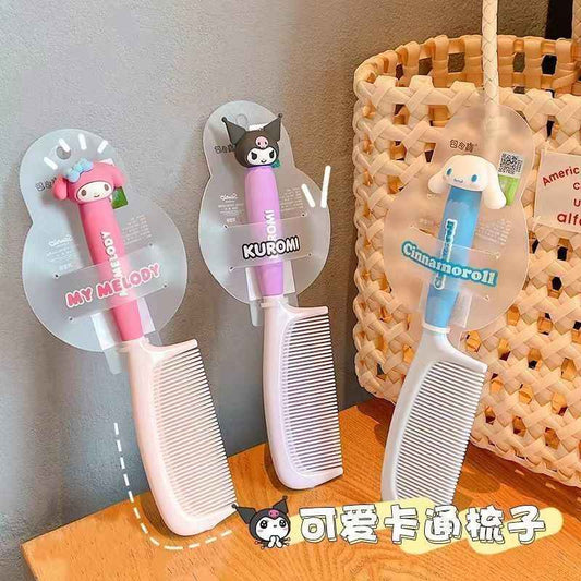 Adorable Sanrio Kuromi 3-Pc Hair Comb Set!
