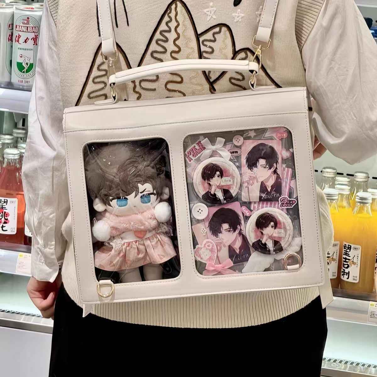 Kawaii JK Ita Bag: 2WAY Doll Backpack for Anime Fans