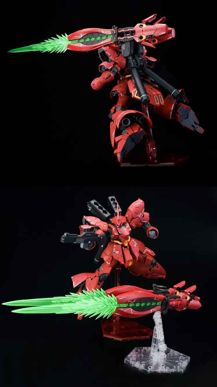 EW RG 1/144 Shazabi Long Range Floating Cannon Fukuoka Shazabi Crab Pincer Set