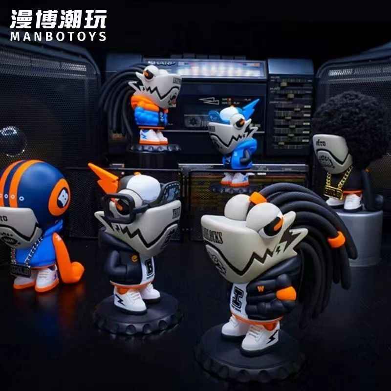 Dreadlocks Dragon Figurine 6th Generation Trendy Toy Birthday Gift Decorative Blind Box