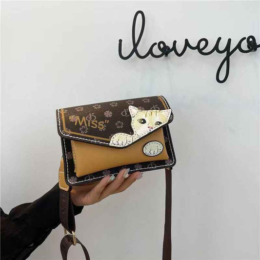 DIY Kitten Square Bag Kit - Handmade Cat