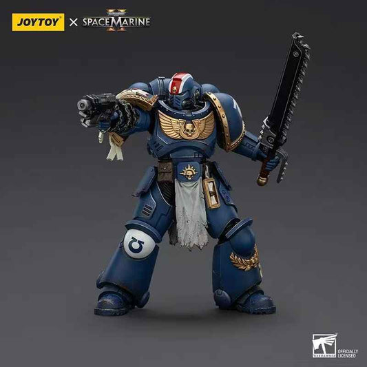 JOYTOY Ultramarines Intercessor Action Figure | 12cm Warhammer 40K Collectible