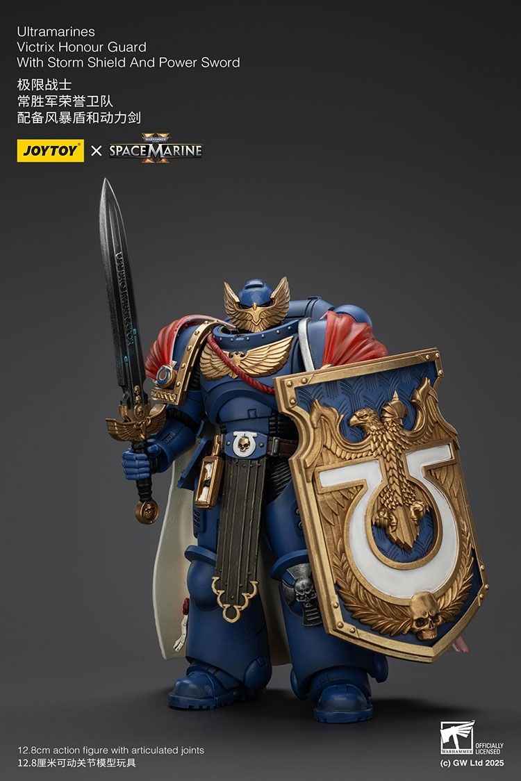 JOYTOY Ultramarines Intercessor Figure | 12cm Warhammer 40K Collectible Action Figure