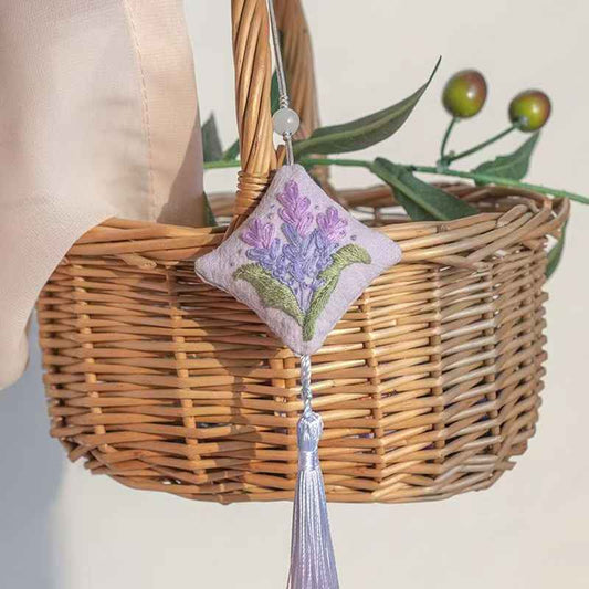 DIY Floral Embroidery Kit | Make Your Own Chinese-Style Sachet