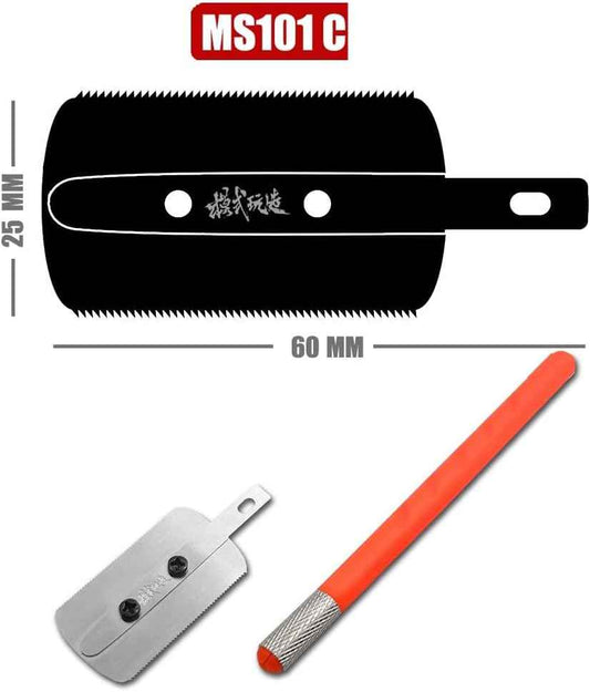 4pcs Irregular Shape Handsaws Mini Hand Saws For Scale Military Model Modification - TTpen