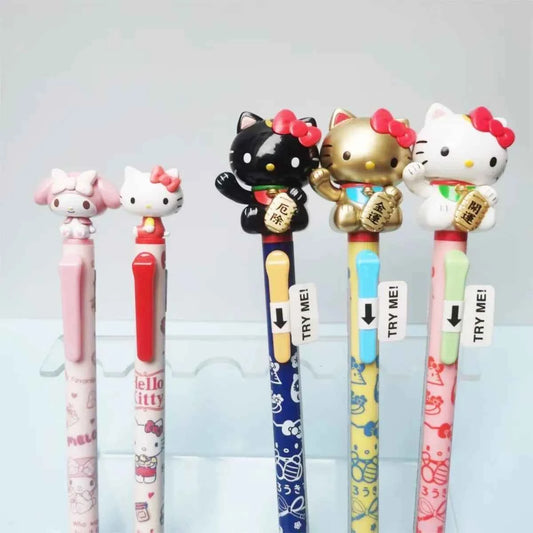 Sanrio Hello Kitty Nodding Push Pen - Cute Collectible