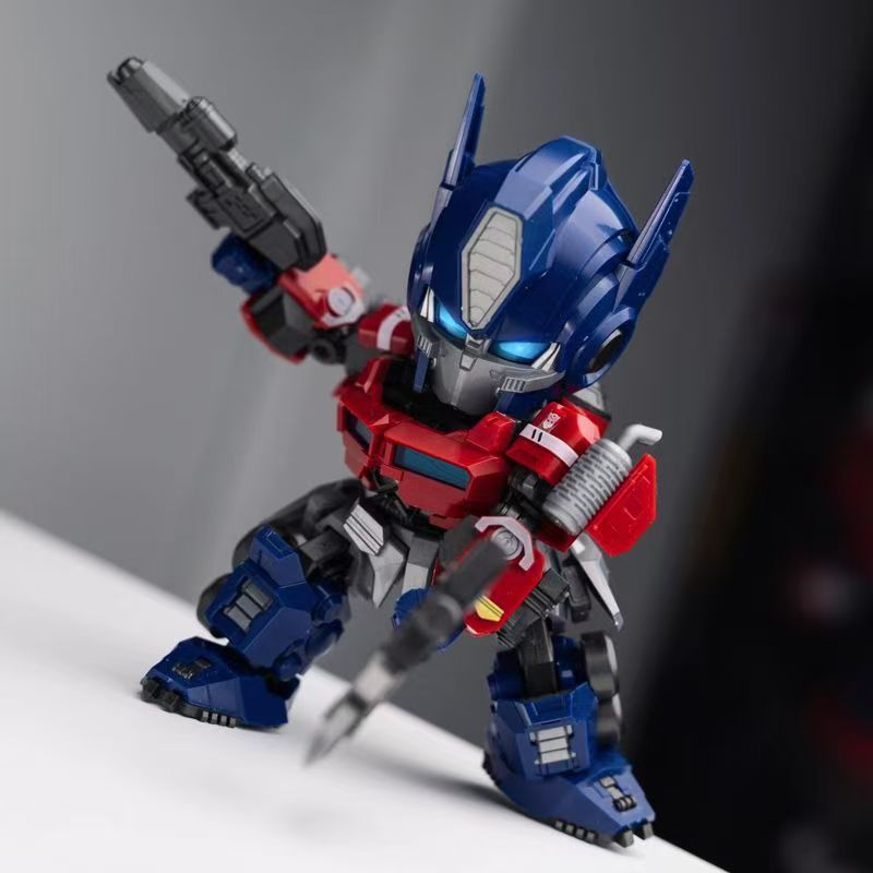 MO Series Transformers Q-Version Optimus Prime Assembly Toy Model Robot - ToyWith