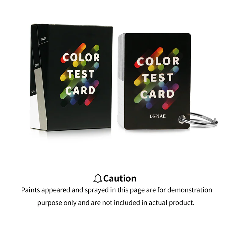 DSPIAE CC-01 Paint Test Card for Accurate Color Matching and Testing