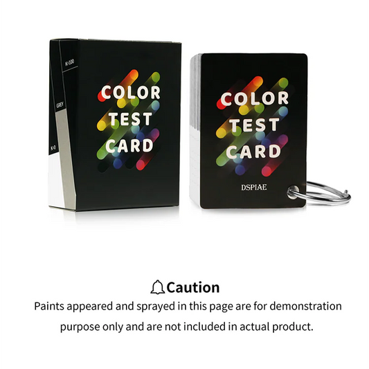 DSPIAE CC-01 Paint Test Card for Accurate Color Matching and Testing