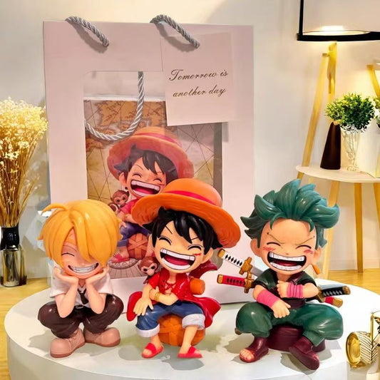 One Piece Zoro & Luffy Figurine Set - Premium Gift for Him! - ToyWith
