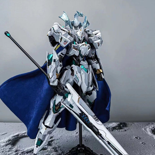 Lancelot Wide-Cut Cyan Cape w/ Gold Foil & Flex Mane - ToyWith