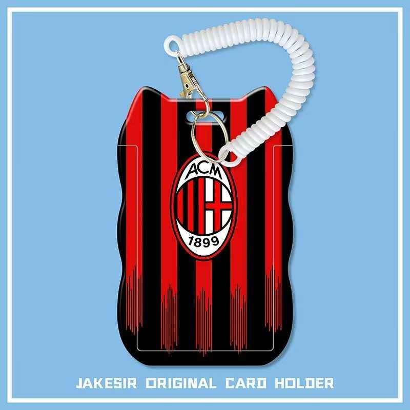 Football Team Card Holder with Retractable Lanyard - Festive Gift for Fans
