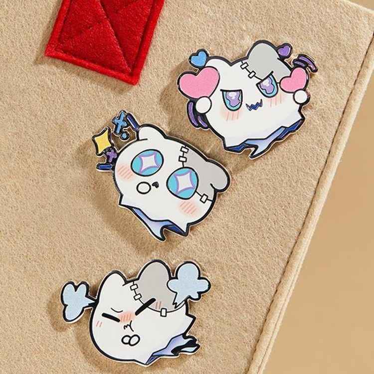 Cute WubbaBoo Enamel Pins｜Honkai Star Rail｜Festive Holiday Gif