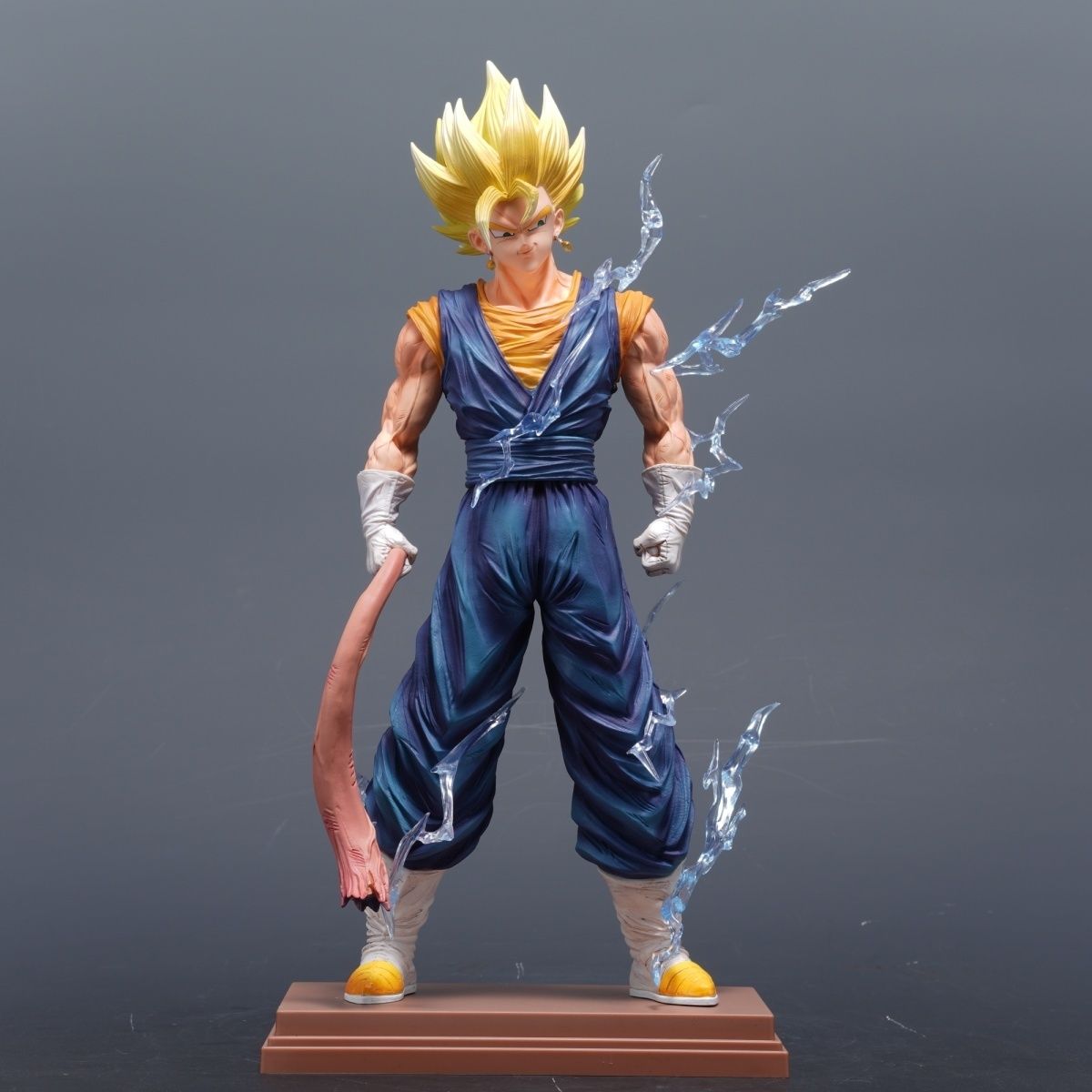 Dragon Ball Super Saiyan Vegito Figurine | Festive Desk Decor Gem!