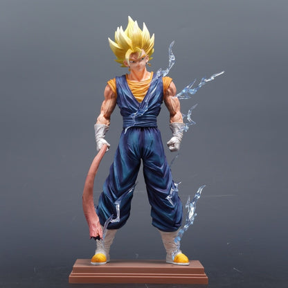 Dragon Ball Super Saiyan Vegito Figurine | Festive Desk Decor Gem!