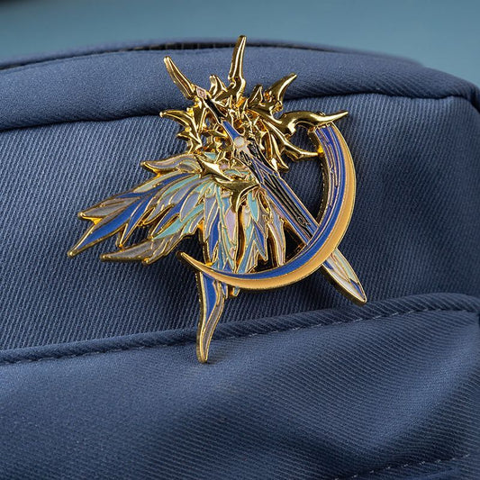 Bungie's White Evil Peripheral Badge: Morning Savior Metal Brooch