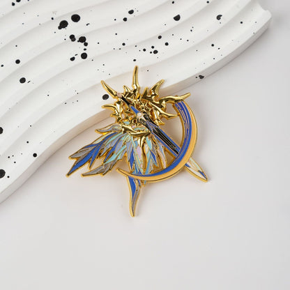 Bungie's White Evil Peripheral Badge: Morning Savior Metal Brooch