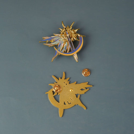 Bungie's White Evil Peripheral Badge: Morning Savior Metal Brooch