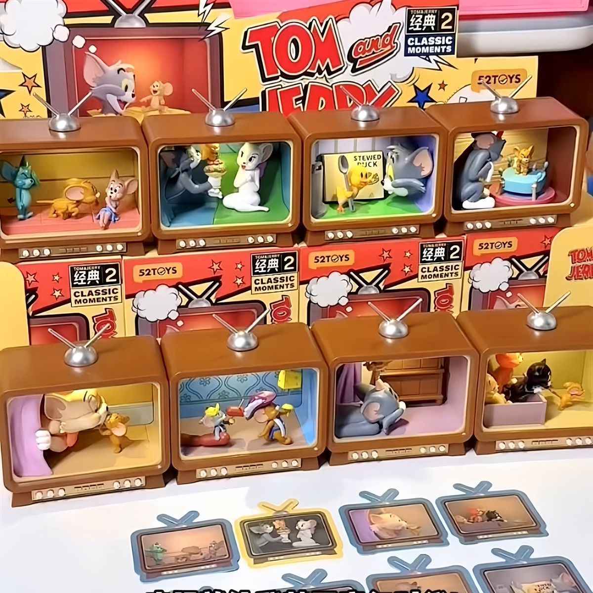 Official 52TOYS Tom & Jerry Classic MOMENT Gen 2 Light-Up Blind Box Figurine