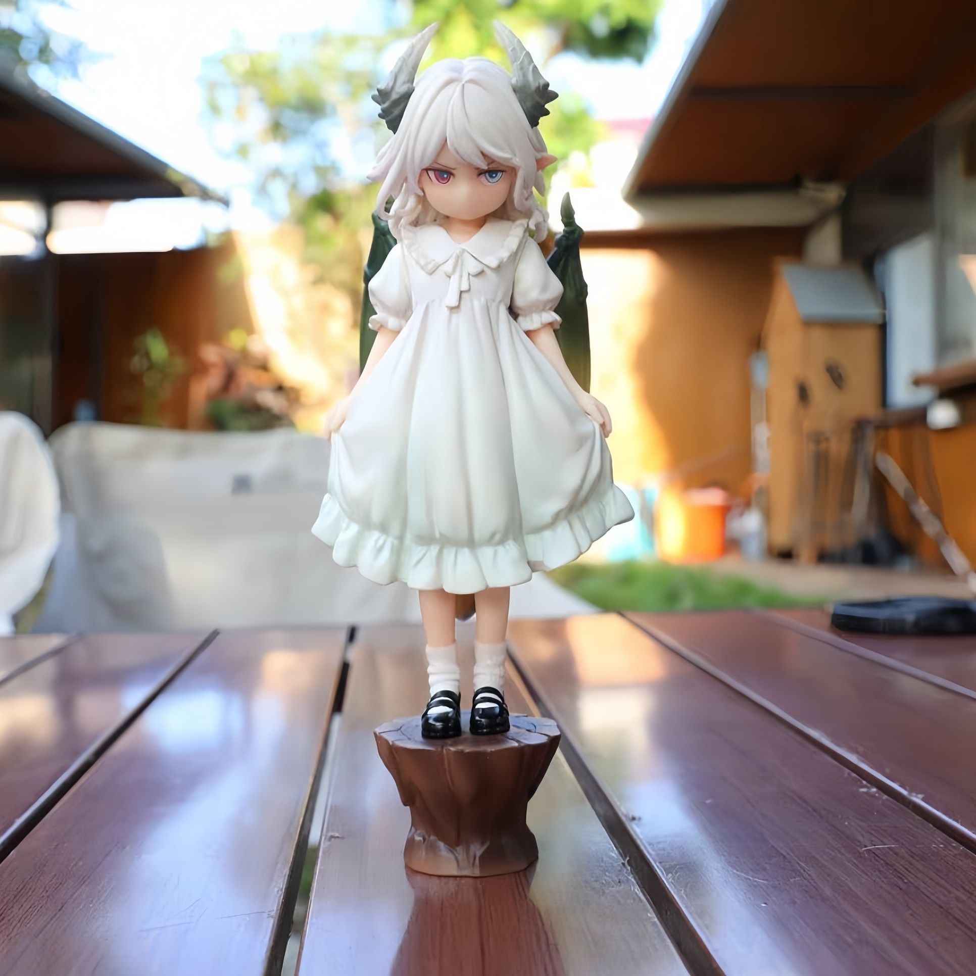 Angry Dragon Girl Kanna-chan Figure: Cute Desk Decor & Anime Collection Must-have