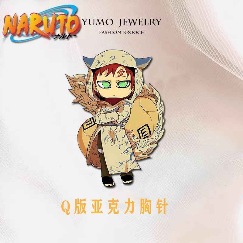 Naruto Tailed Beasts Pins: Cute Backpack Decor for Anime Fans