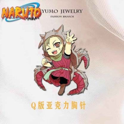 Naruto Tailed Beasts Pins: Cute Backpack Decor for Anime Fans