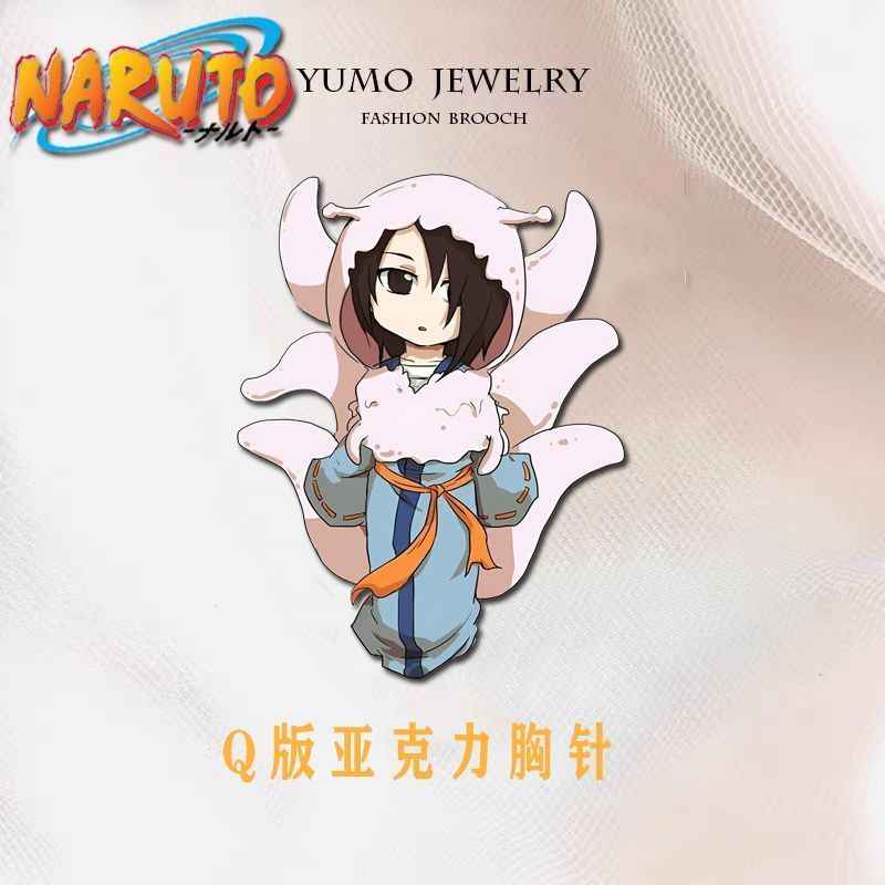 Naruto Tailed Beasts Pins: Cute Backpack Decor for Anime Fans