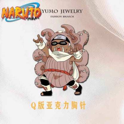 Naruto Tailed Beasts Pins: Cute Backpack Decor for Anime Fans