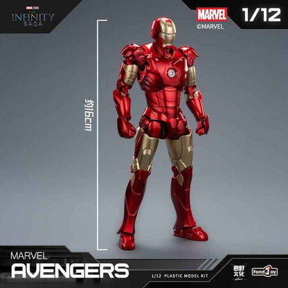 Marvel Iron Man Blind Box | Infinity Saga 1/12 Model Kit Collectible Toy