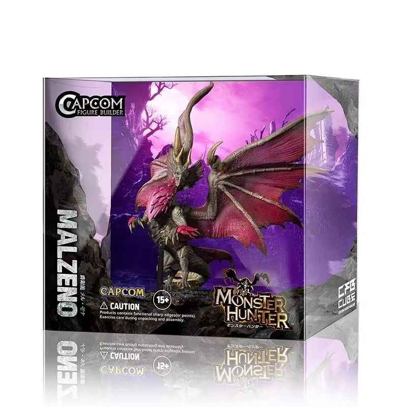 CAPCOM Monster Hunter CUBE Amatsu &amp; Malzeno Figures: High-Value Collectibles for Fans &amp; Decor Enthusiasts!