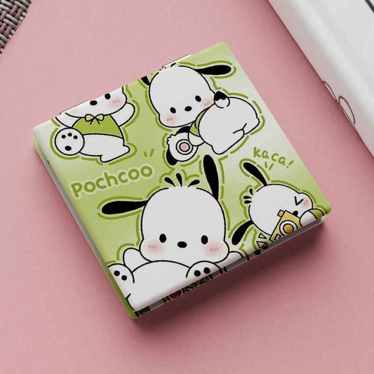 Sanrio Pochacco Kuromi Foldable Mirror High-value Makeup Mirror for Students