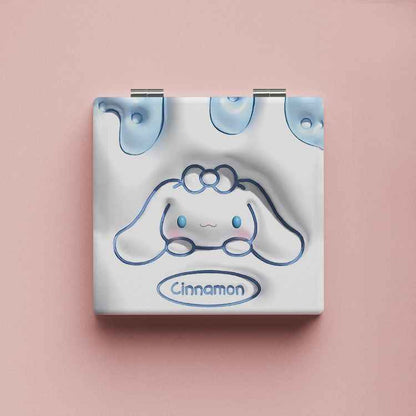 Sanrio Pochacco Kuromi Foldable Mirror High-value Makeup Mirror for Students