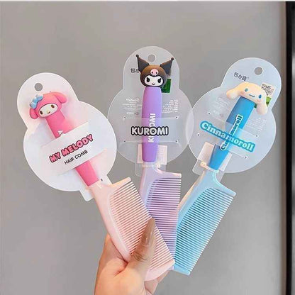 Adorable Sanrio Kuromi 3-Pc Hair Comb Set!