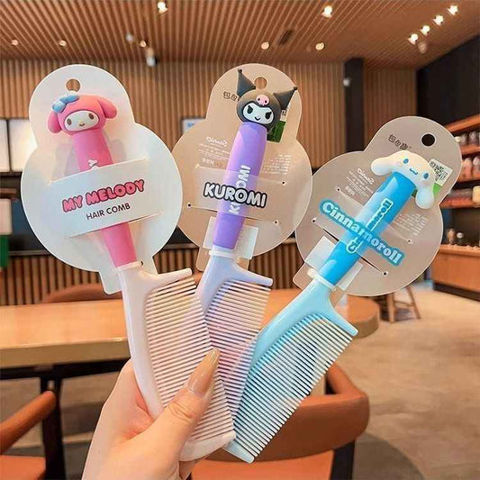Adorable Sanrio Kuromi 3-Pc Hair Comb Set!