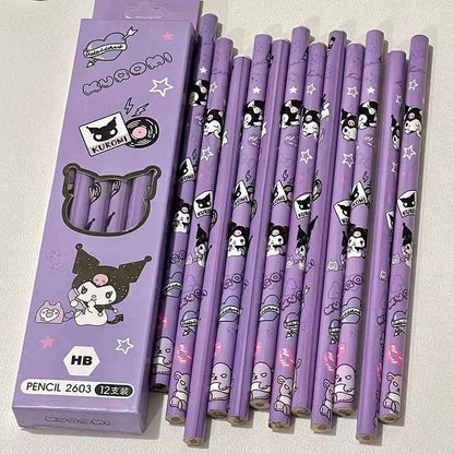 Japanese Sanrio Pencils - Kuromi, Cinnamoroll, Adorable &amp; Collectible