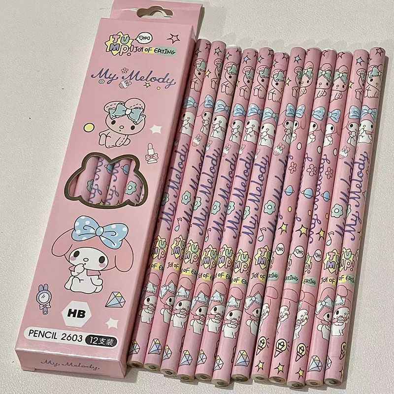Japanese Sanrio Pencils - Kuromi, Cinnamoroll, Adorable &amp; Collectible