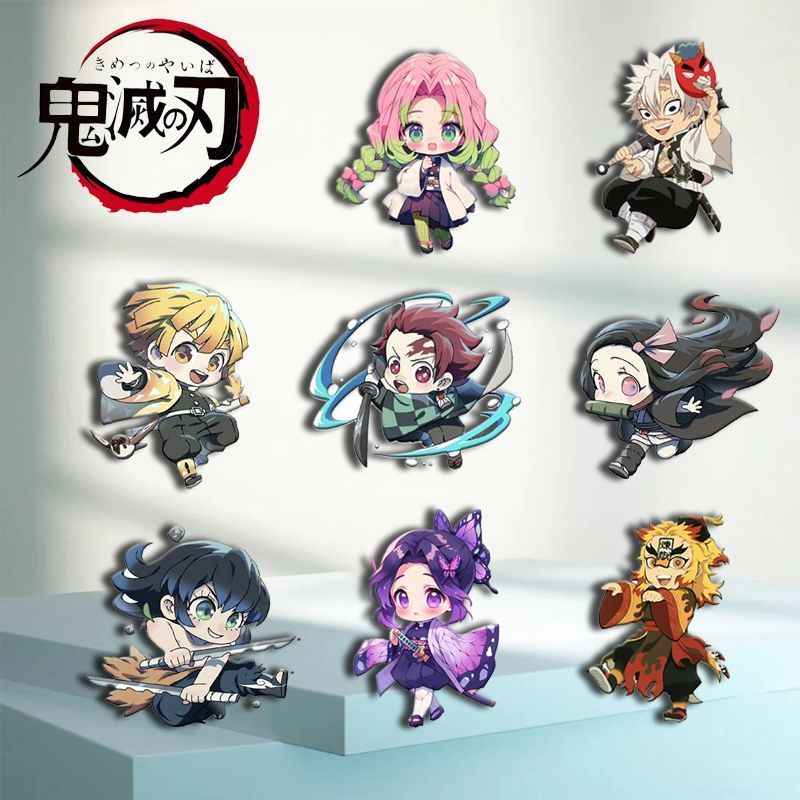 Demon Slayer Pins! 9 Hashira + Main Cast Enamel Brooch, High Value Collectible
