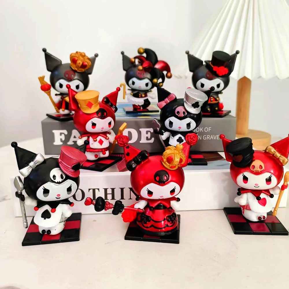 Kuromi Poker Kingdom Blind Box: Cute Collectible Figurines