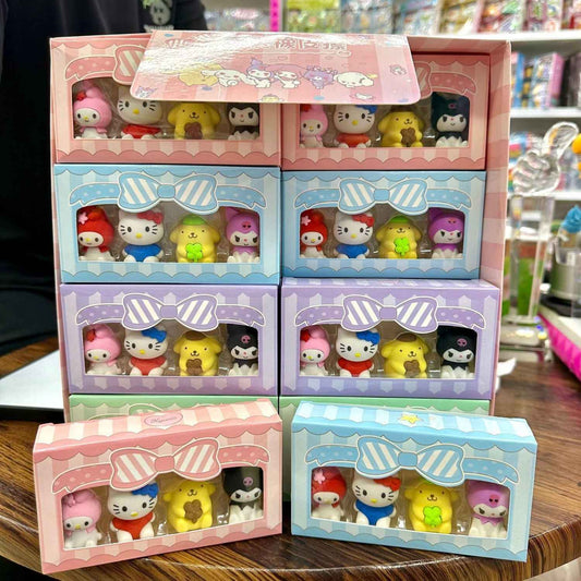 Sanrio Cute Eraser Box: Kuromi & Cinnamoroll for Students（2pcs）