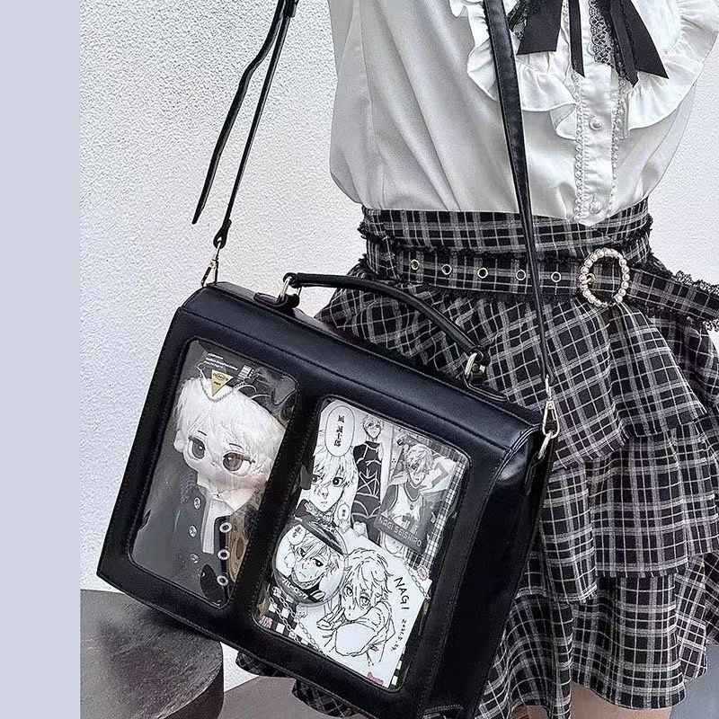 Kawaii JK Ita Bag: 2WAY Doll Backpack for Anime Fans