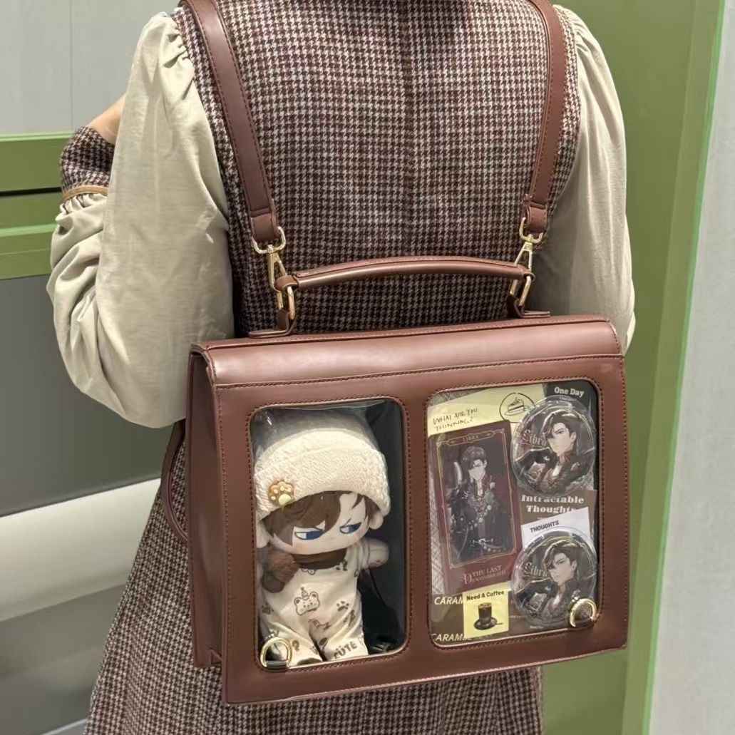 Kawaii JK Ita Bag: 2WAY Doll Backpack for Anime Fans