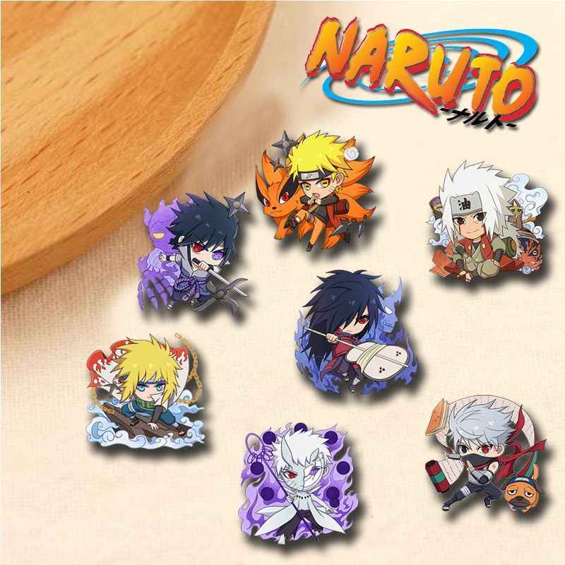 Naruto Pins: Cute Kawaii Gift for Holidays &Fans(7PCS)