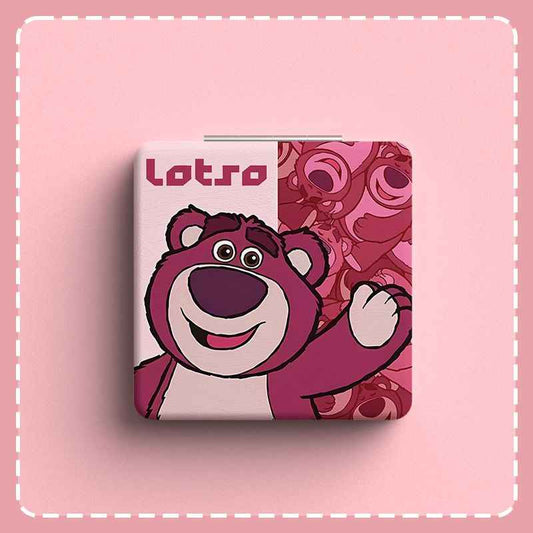 Lotso Cute Foldable Mirror for Students, Pink Gift