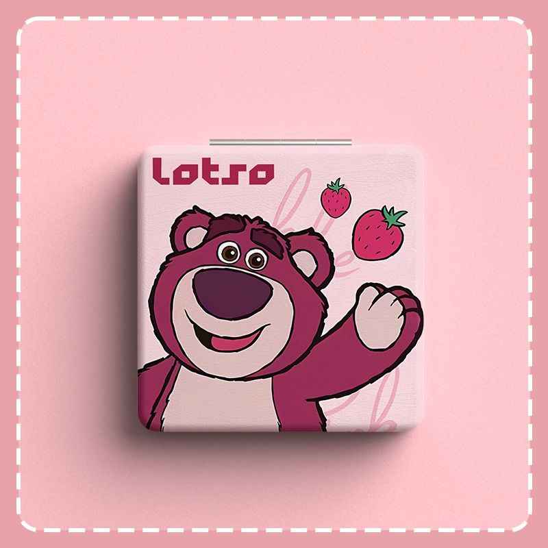 Lotso Cute Foldable Mirror for Students, Pink Gift