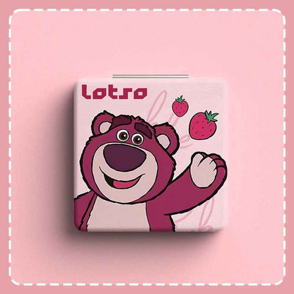 Lotso Cute Foldable Mirror for Students, Pink Gift