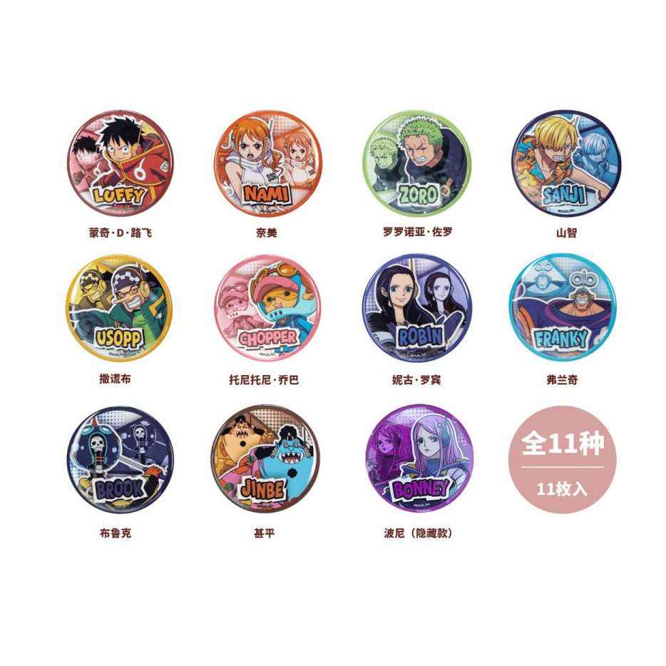 One Piece Egghead Act 2 Badge Box | 11 Cute Collectibles