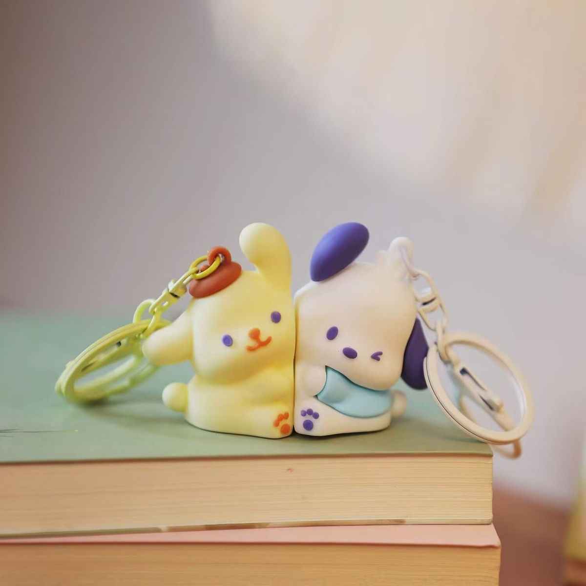 Cinnamoroll Magnetic Keychain: Cute Plush Couple Gift