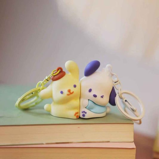 Cinnamoroll Magnetic Keychain: Cute Plush Couple Gift